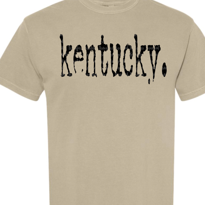 Typography State Design Comfort Color Tee: Espresso / Large
