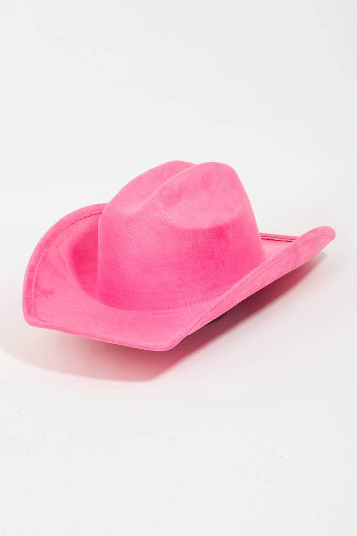 Solid Color Western Cowboy Hat: PK