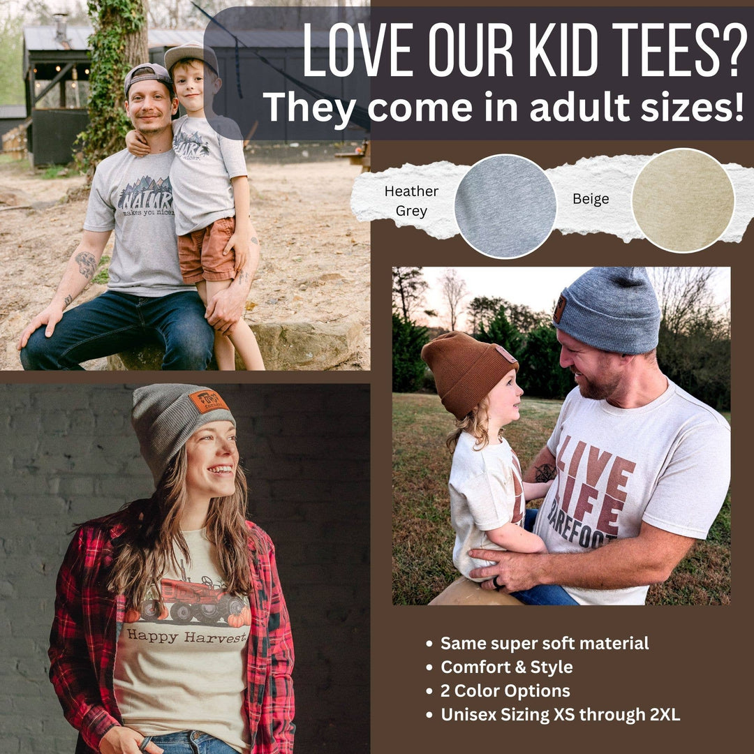 "Live Life Barefoot" Kids T-Shirt