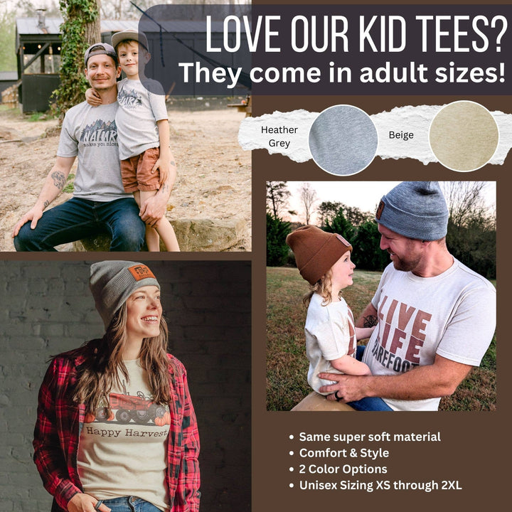 "Live Life Barefoot" Kids T-Shirt