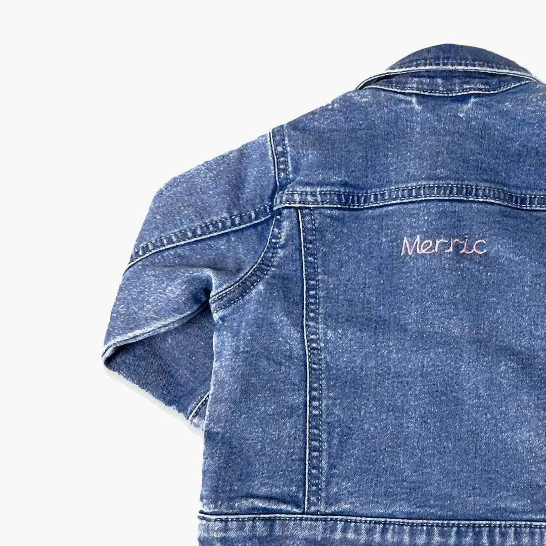 Kids Back to School Denim Jacket: Unisex / Denim