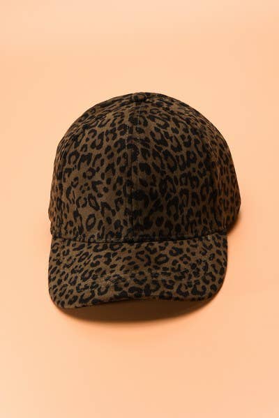 ANIMAL PRINT BASE BALL CAPS  | 40HW710: E