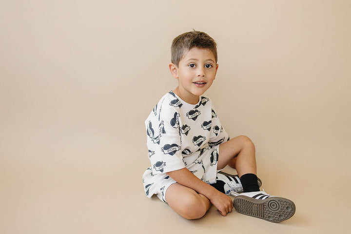 Boys Shorts Set | Mom tattoo