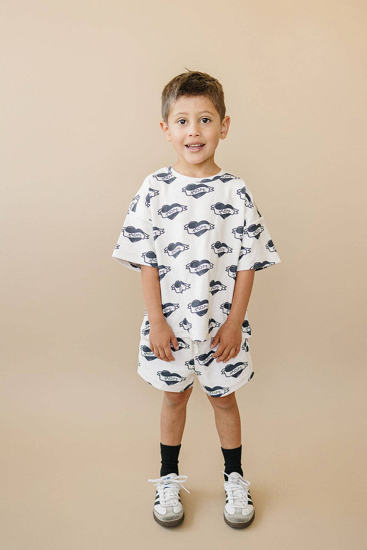 Boys Shorts Set | Mom tattoo