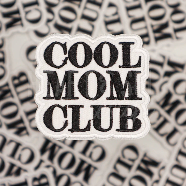 COOL MOM CLUB patch: BLACK