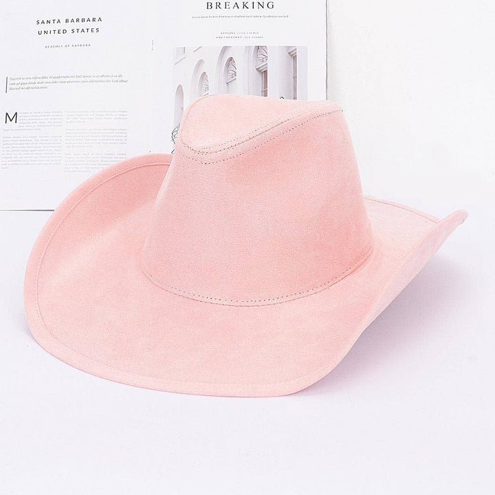 Faux Wool Cowboy Hat: BK