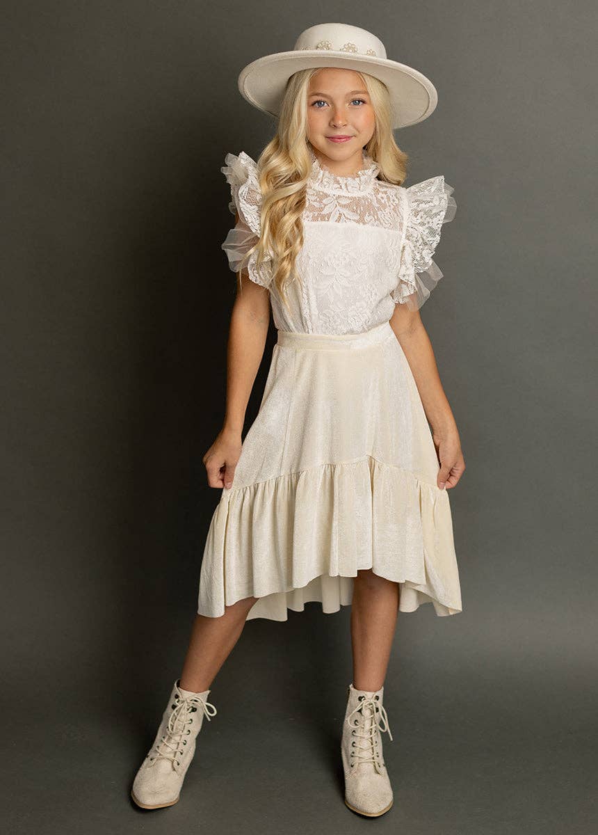 Anouk Top in Cream Lace