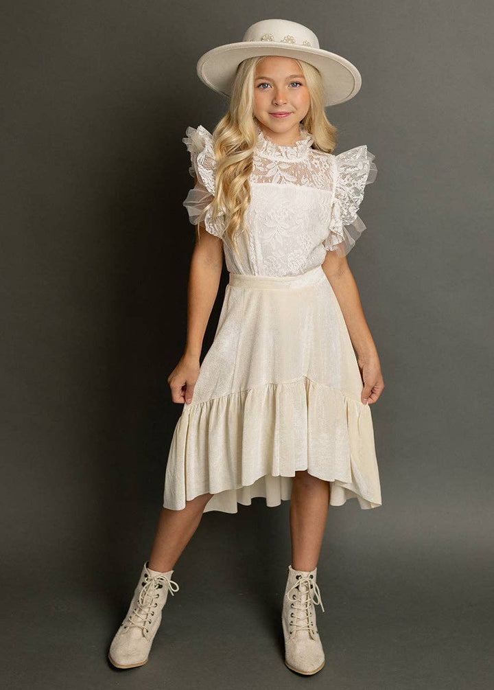 Anouk Top in Cream Lace