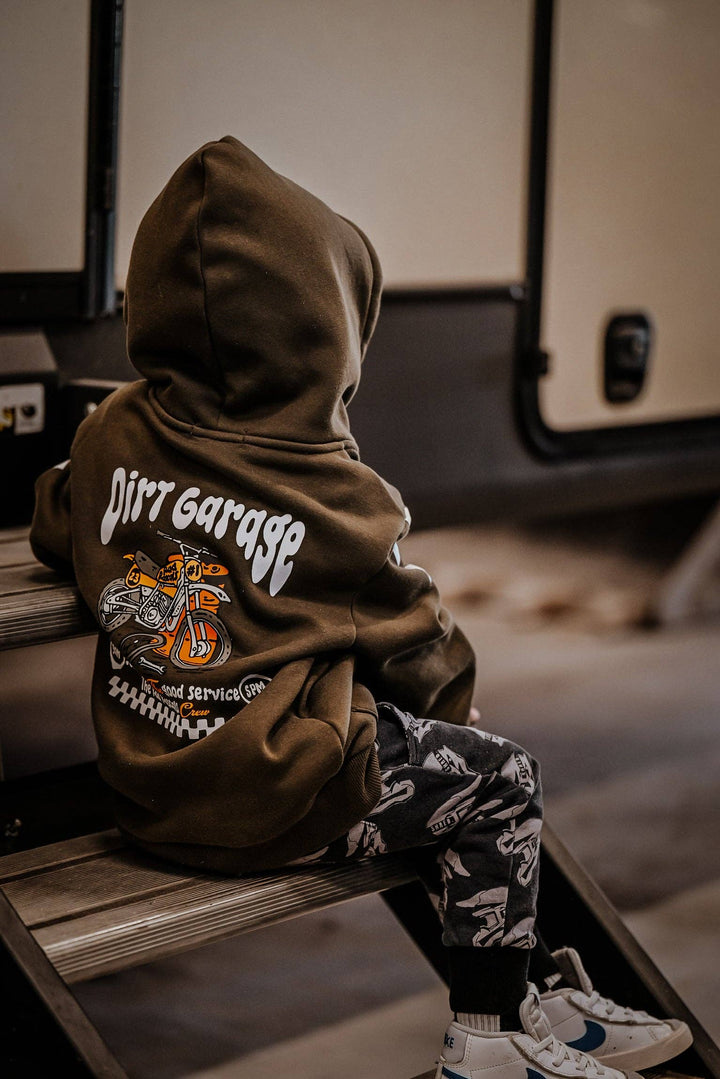 Dirt Garage - Boy's Hoodie
