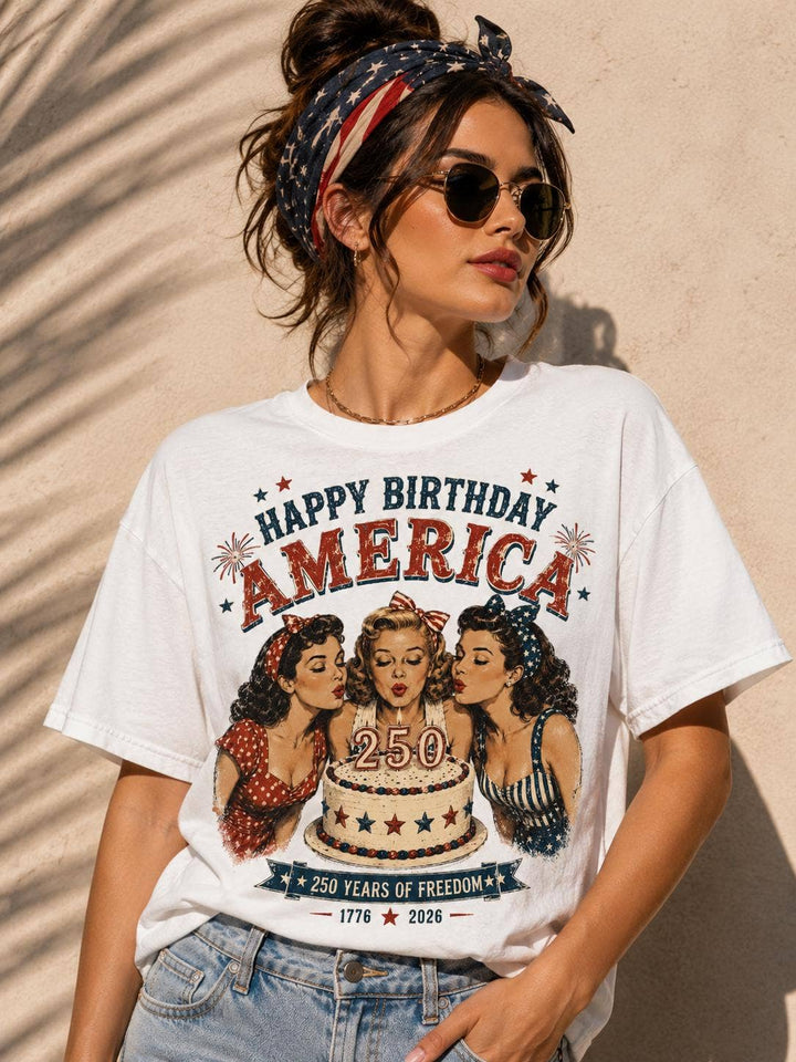America 250th Birthday Tee