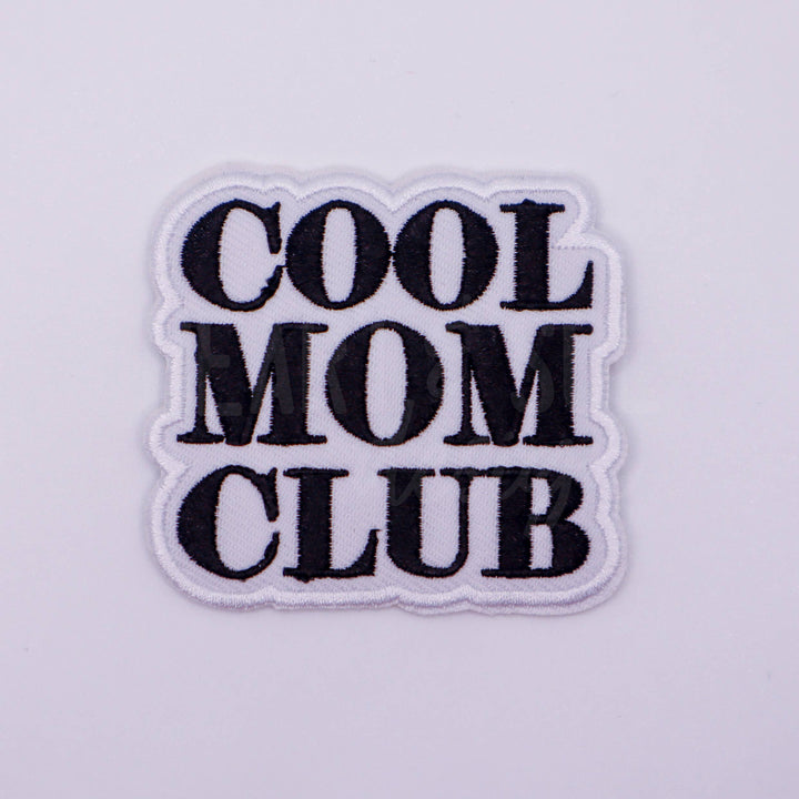 COOL MOM CLUB patch: BLACK