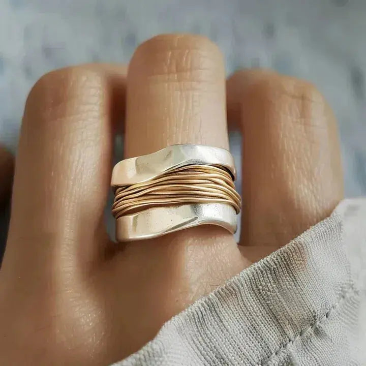 Gold Silver Ring