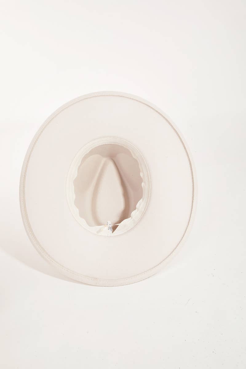 Ribbon Bow Fedora Hat: BR