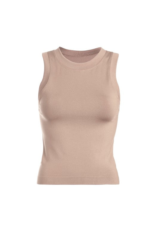 SMOOTH THICK BANDED TANK TOP