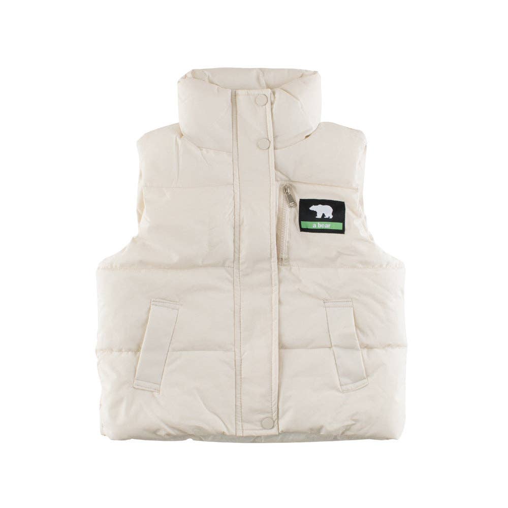 Style Kids Unisex Outerwear: Sleeveless Single Breasted Coat for Children: Coffee / 110 (3-5Y)