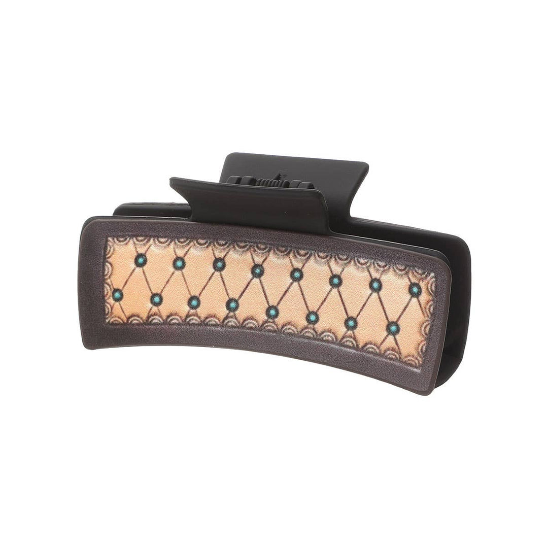Leather Hair Claw