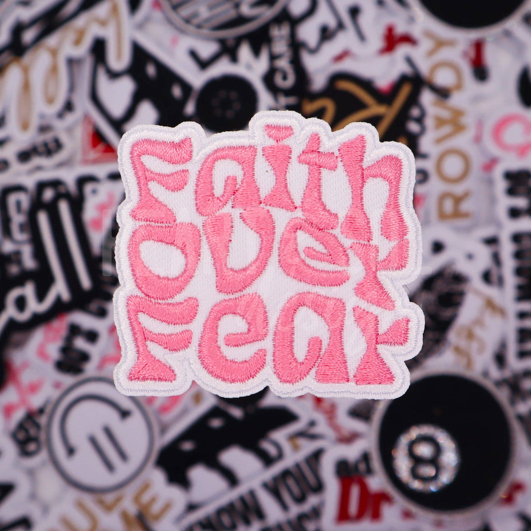 FAITH OVER FEAR patch: BLACK