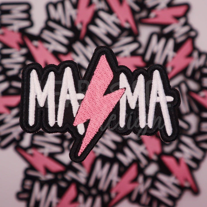 MAMA BOLT patch: PINK BOLT
