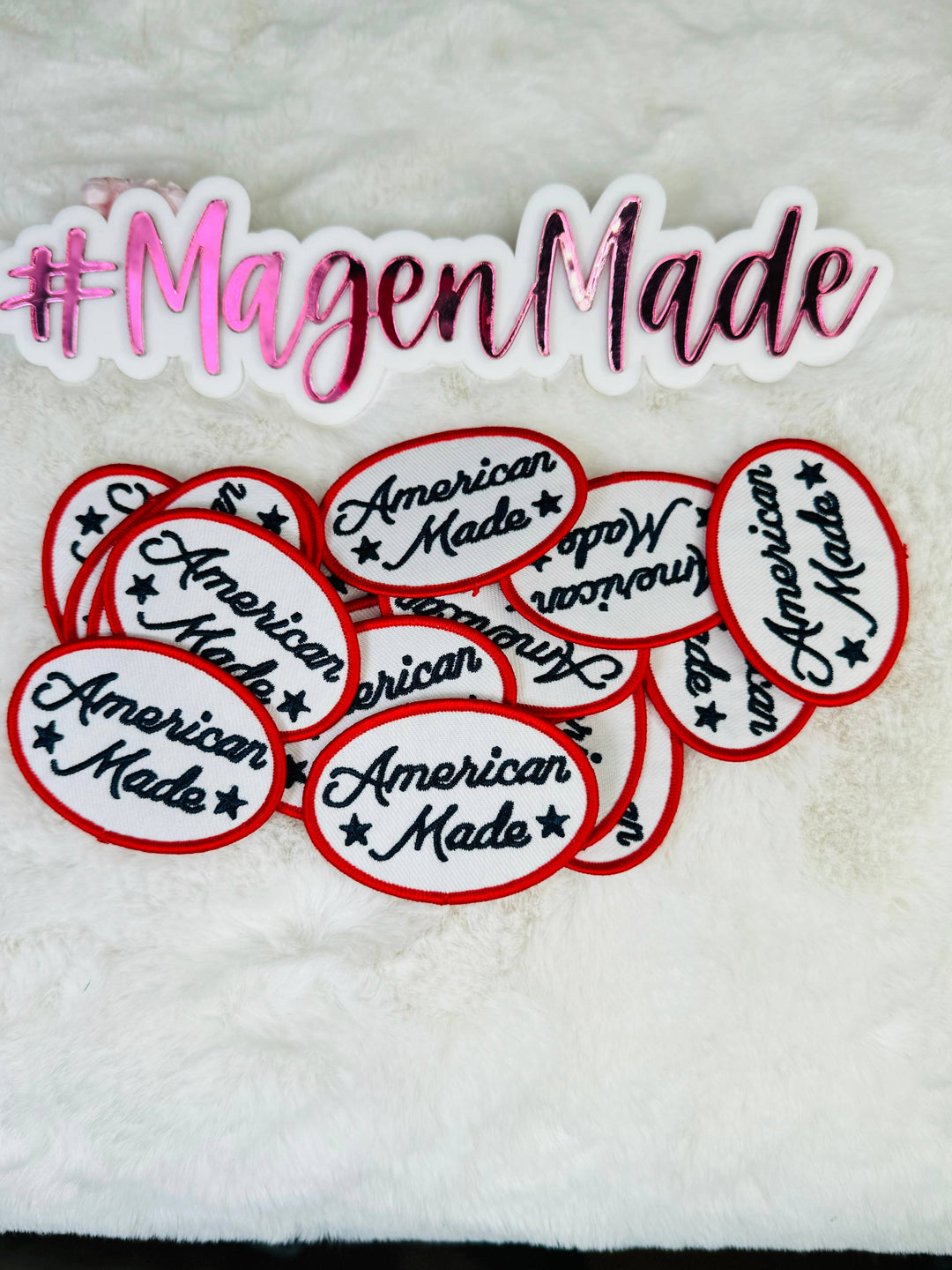 American Made Embroidered Patch: Default Title