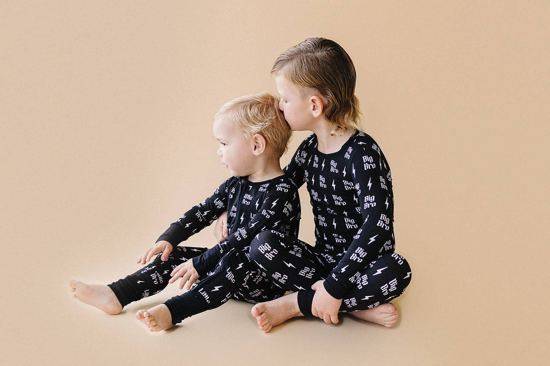 Bamboo Baby Boys' Zip Romper | Little Bro