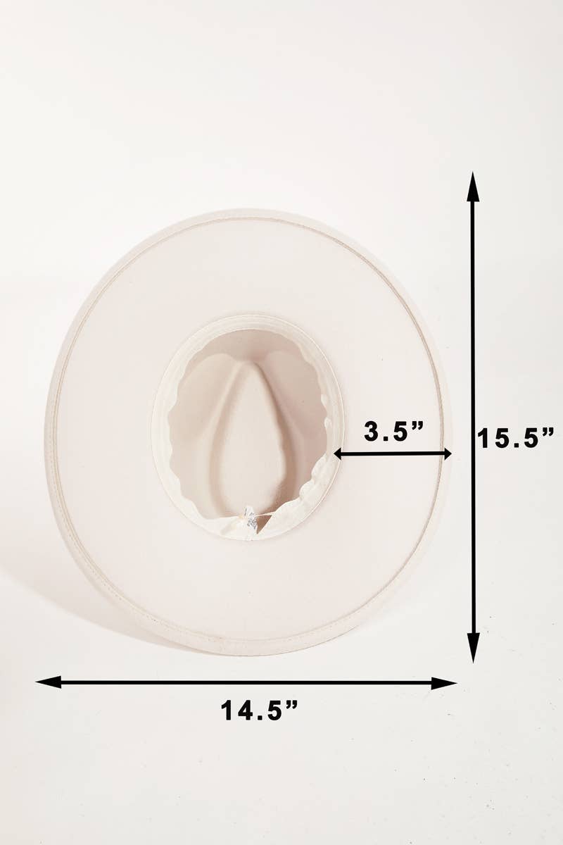 Ribbon Bow Fedora Hat: BR