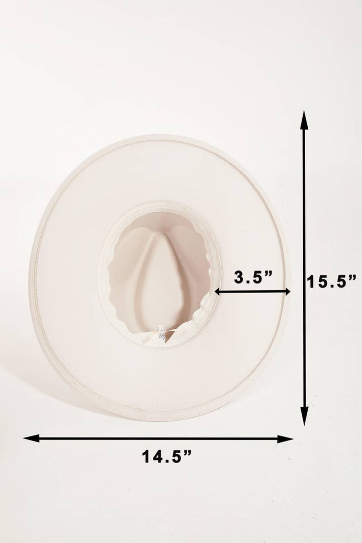 Ribbon Bow Fedora Hat: BR