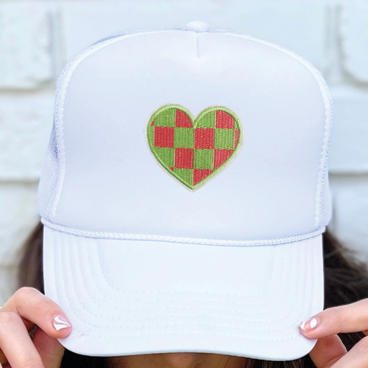 Checkered Heart | Embroidery Patch