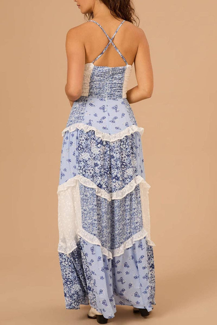 Floral Patchwork Sundress