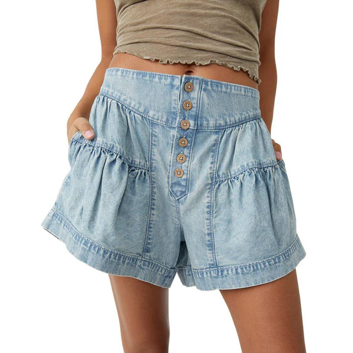 Denim Short: SKY BLUE