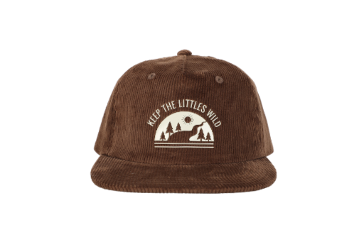 Rivers- brown corduroy hat: Toddler/ Youth