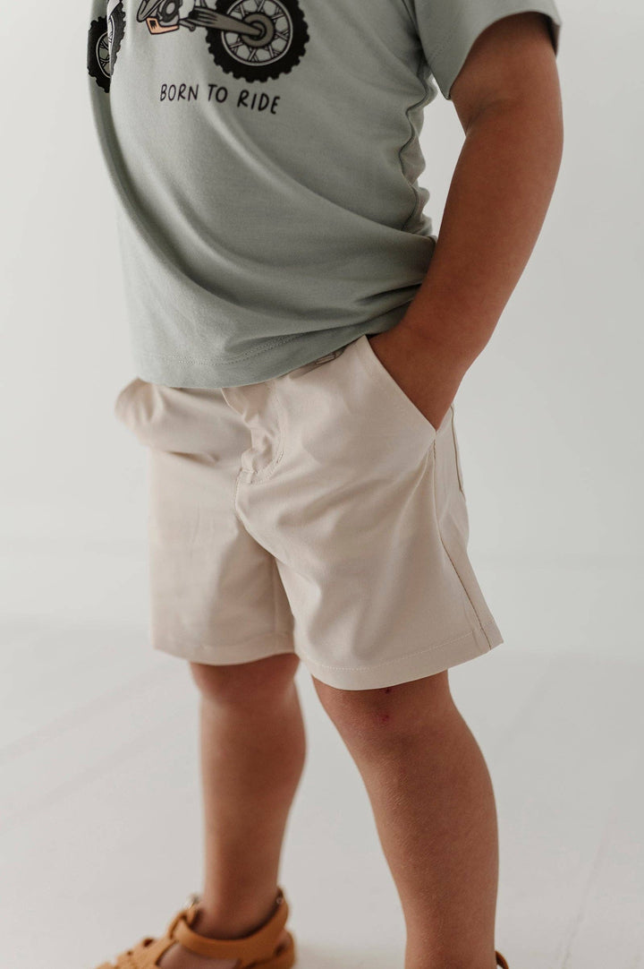 Babysprouts Boy's Dressy Shorts: Khaki