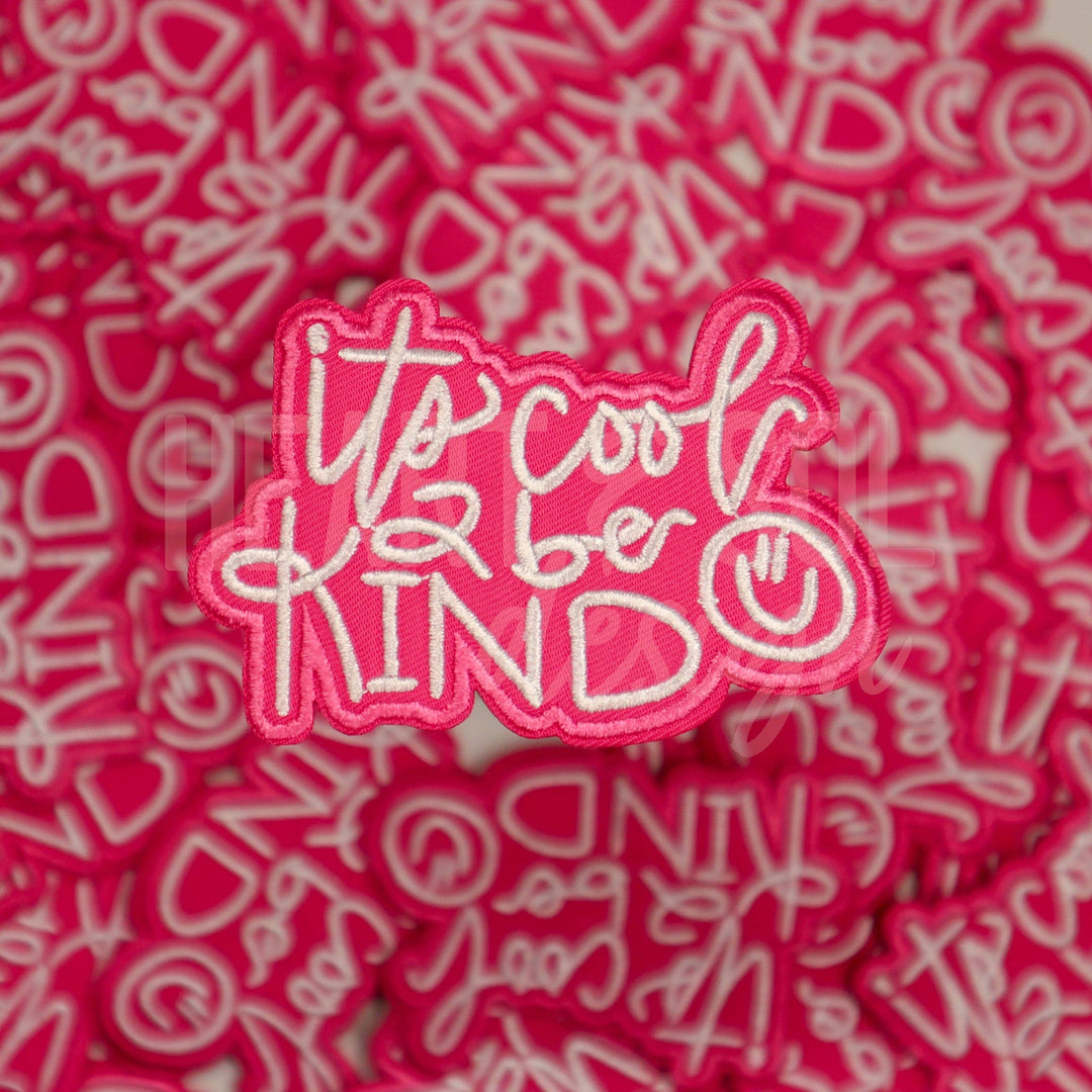 COOL 2 BE KIND patch: Black