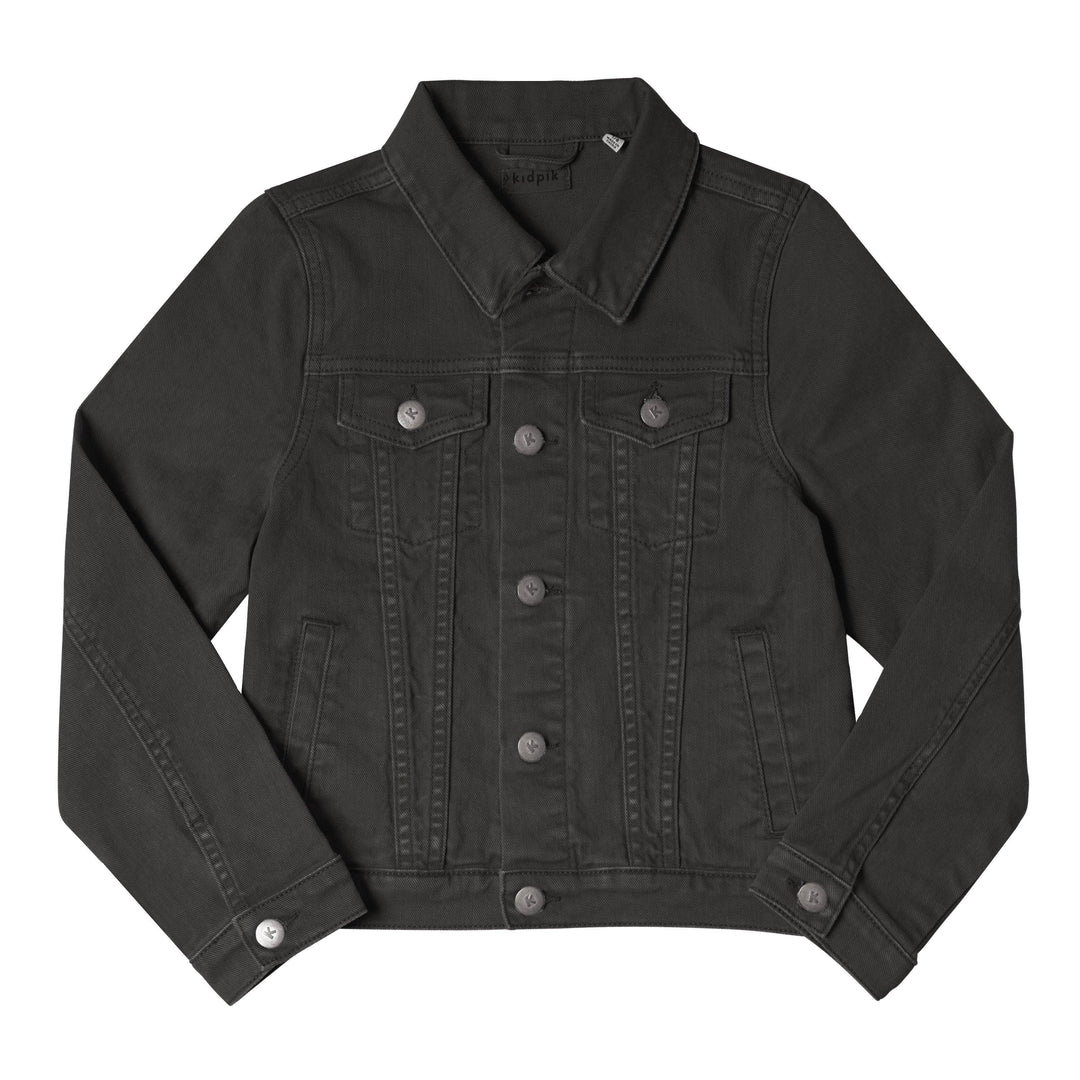 Colored Jean Jacket: Oyster