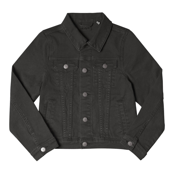 Colored Jean Jacket: Oyster
