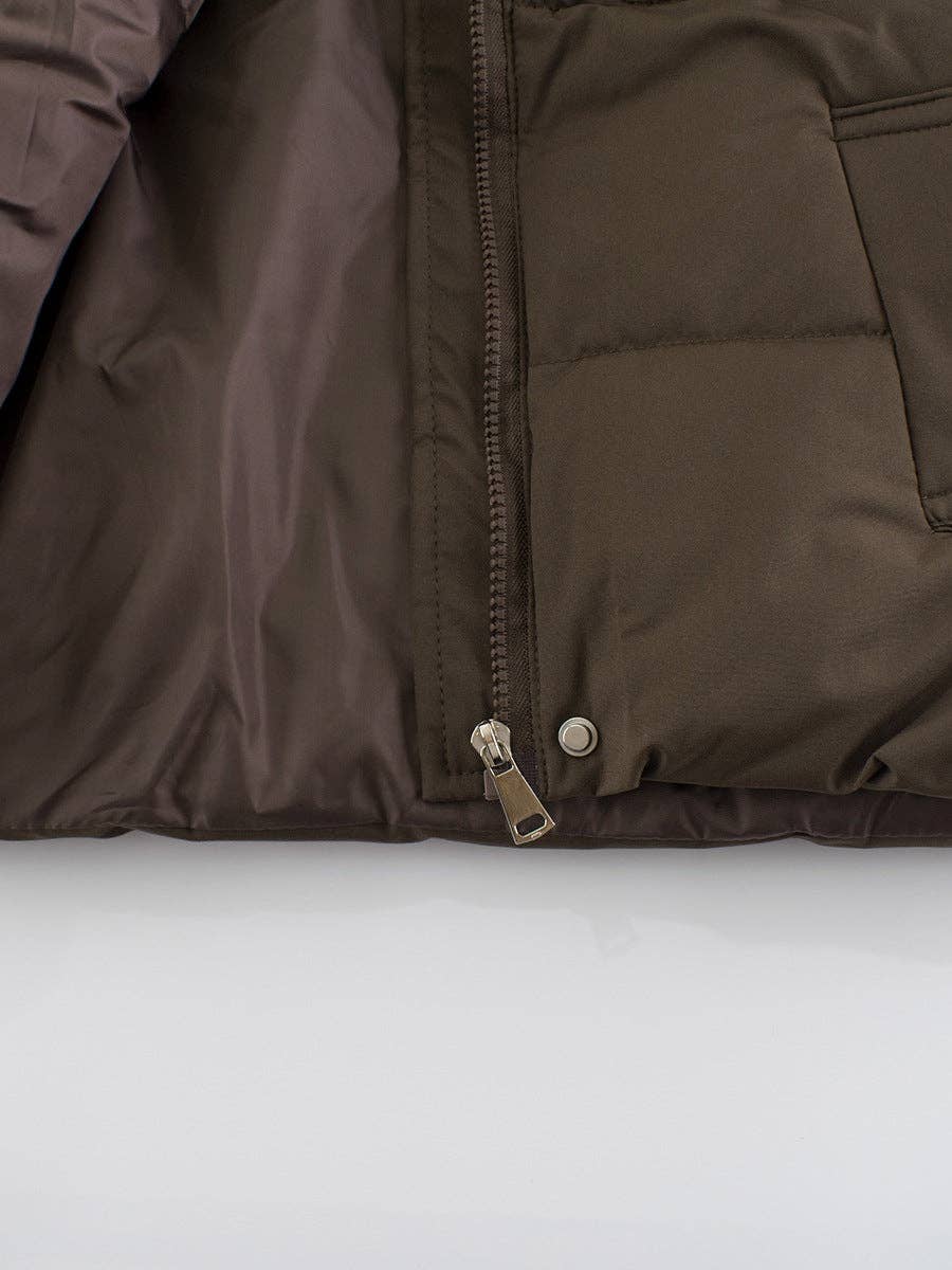 Style Kids Unisex Outerwear: Sleeveless Single Breasted Coat for Children: Coffee / 120 (5-7Y)