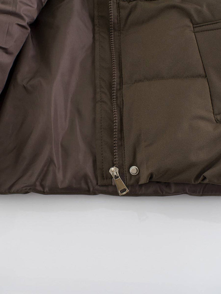 Style Kids Unisex Outerwear: Sleeveless Single Breasted Coat for Children: Coffee / 120 (5-7Y)
