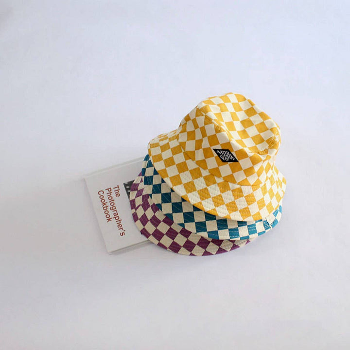 KID'S CHECKERBOARD BUCKET HAT