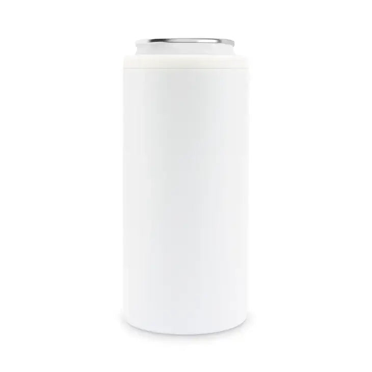 Slim Can Cooler for 12 oz. Cans - Blank: White