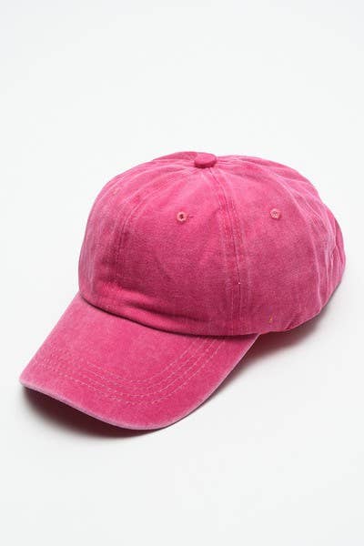 VINTAGE WASHED BASEBALL CAP 40HW702: Washed Military
