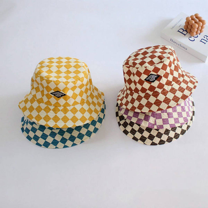 KID'S CHECKERBOARD BUCKET HAT