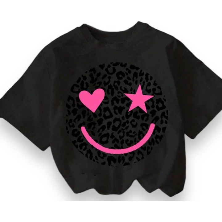 Cheetah Print T-shirt: Beige / 8