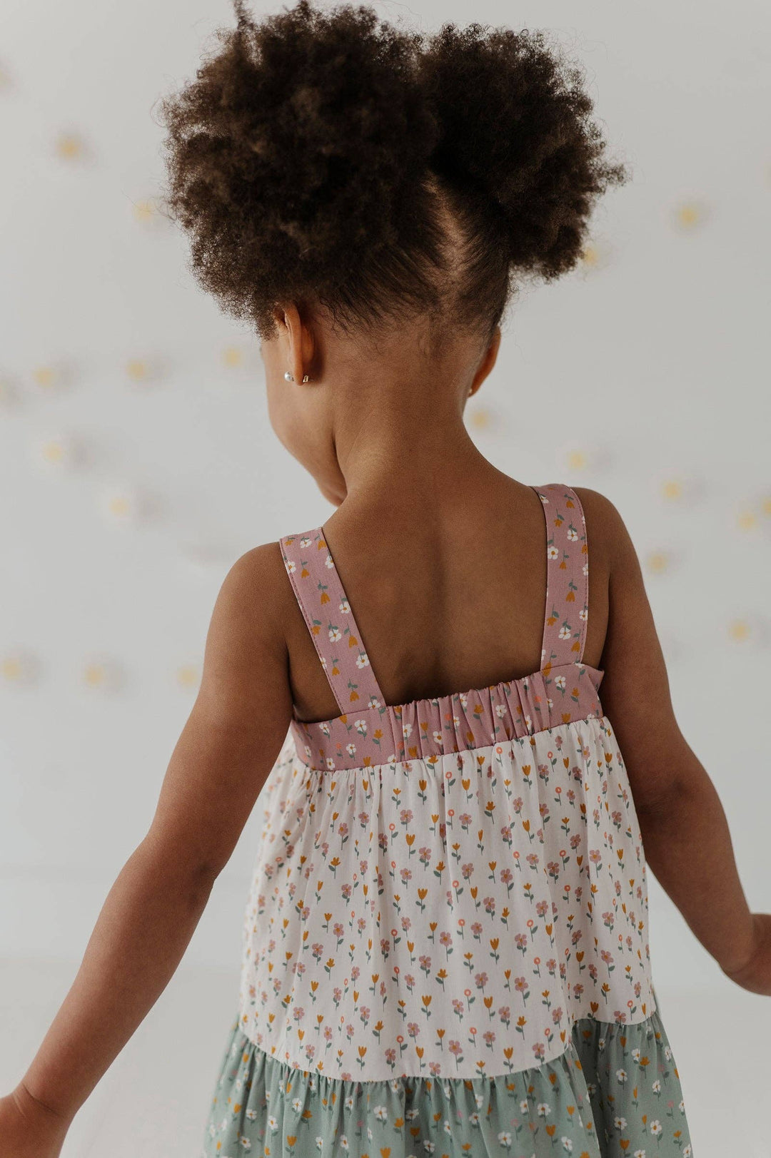 Babysprouts Wide Strap Dress: Embroidery Floral