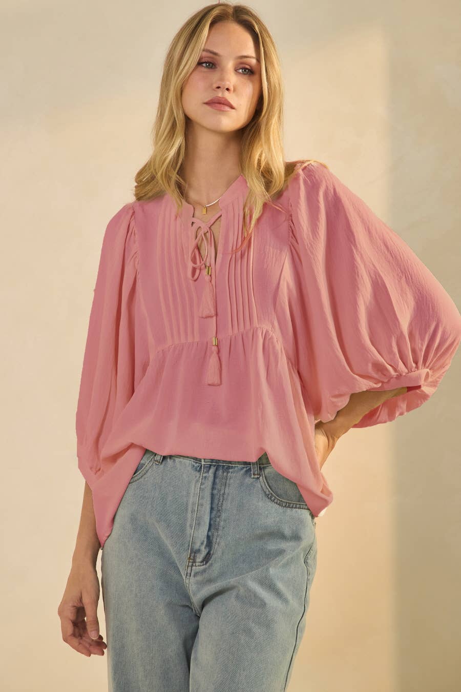 Flowy Blouse: Ivory
