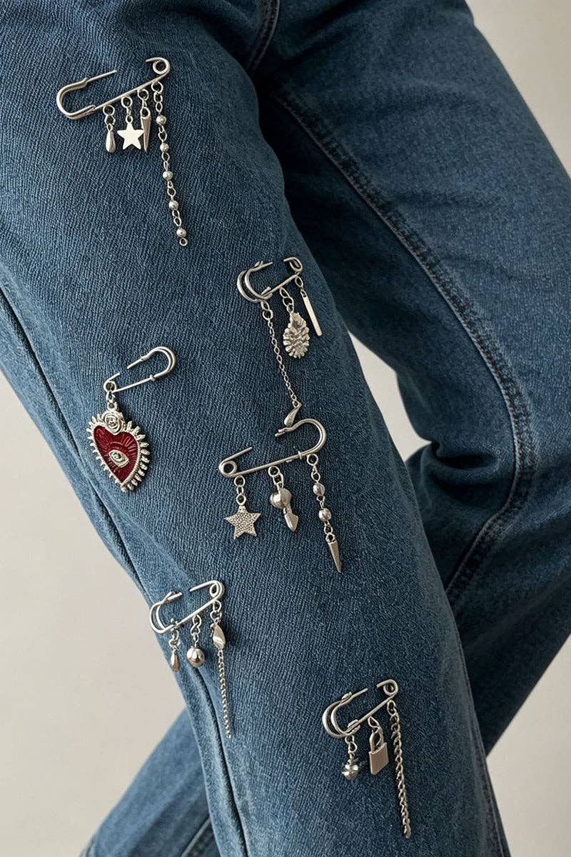 Safety Pin Brooch Lock