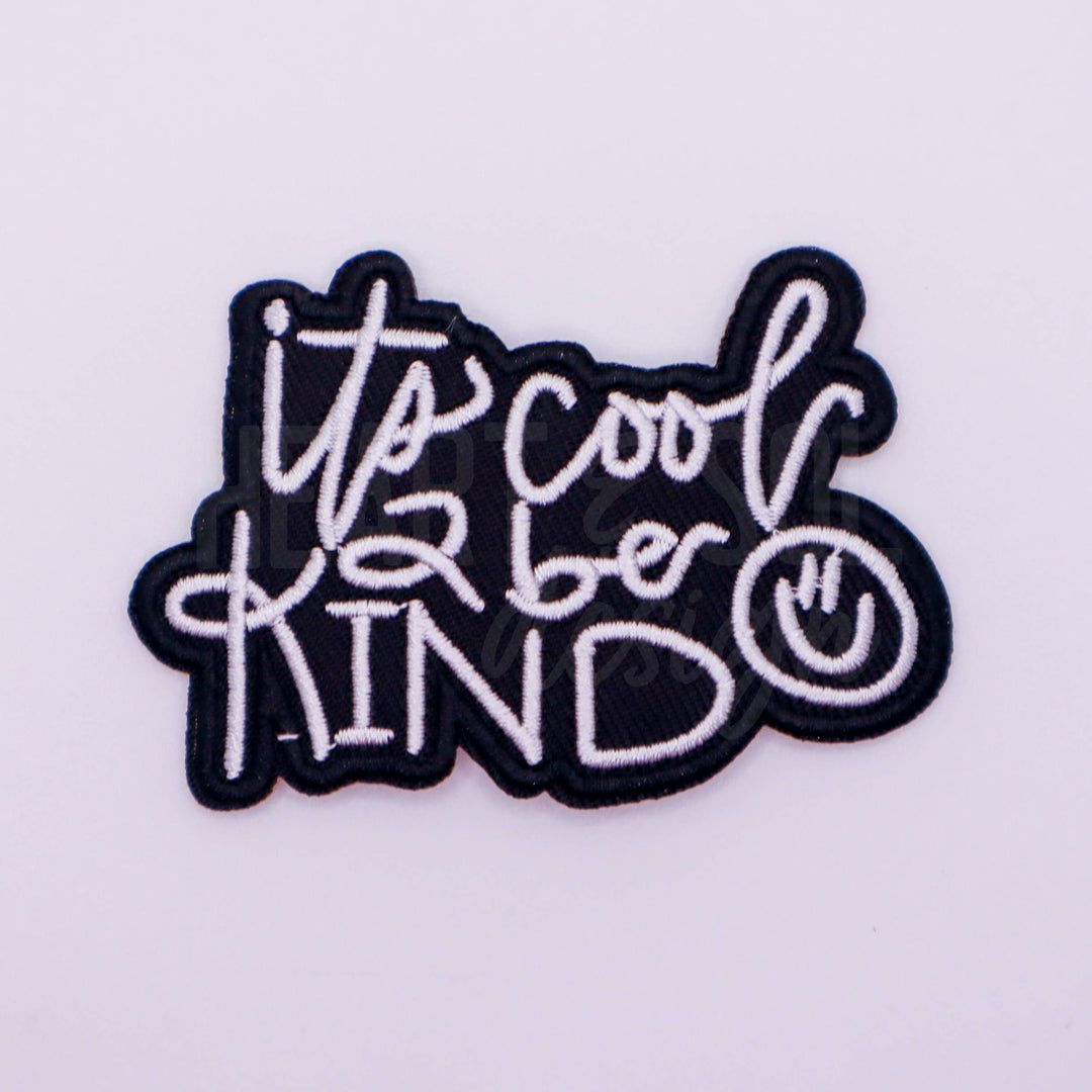 COOL 2 BE KIND patch: Black