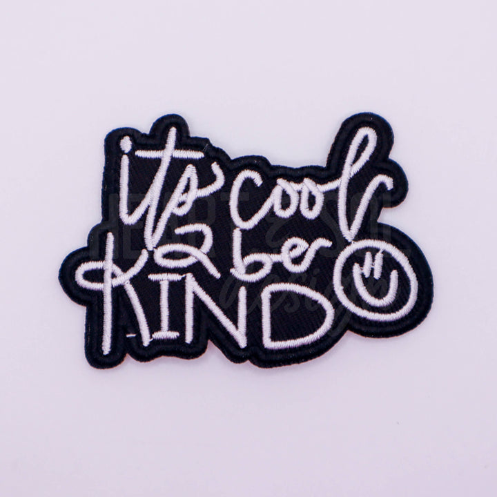 COOL 2 BE KIND patch: Black