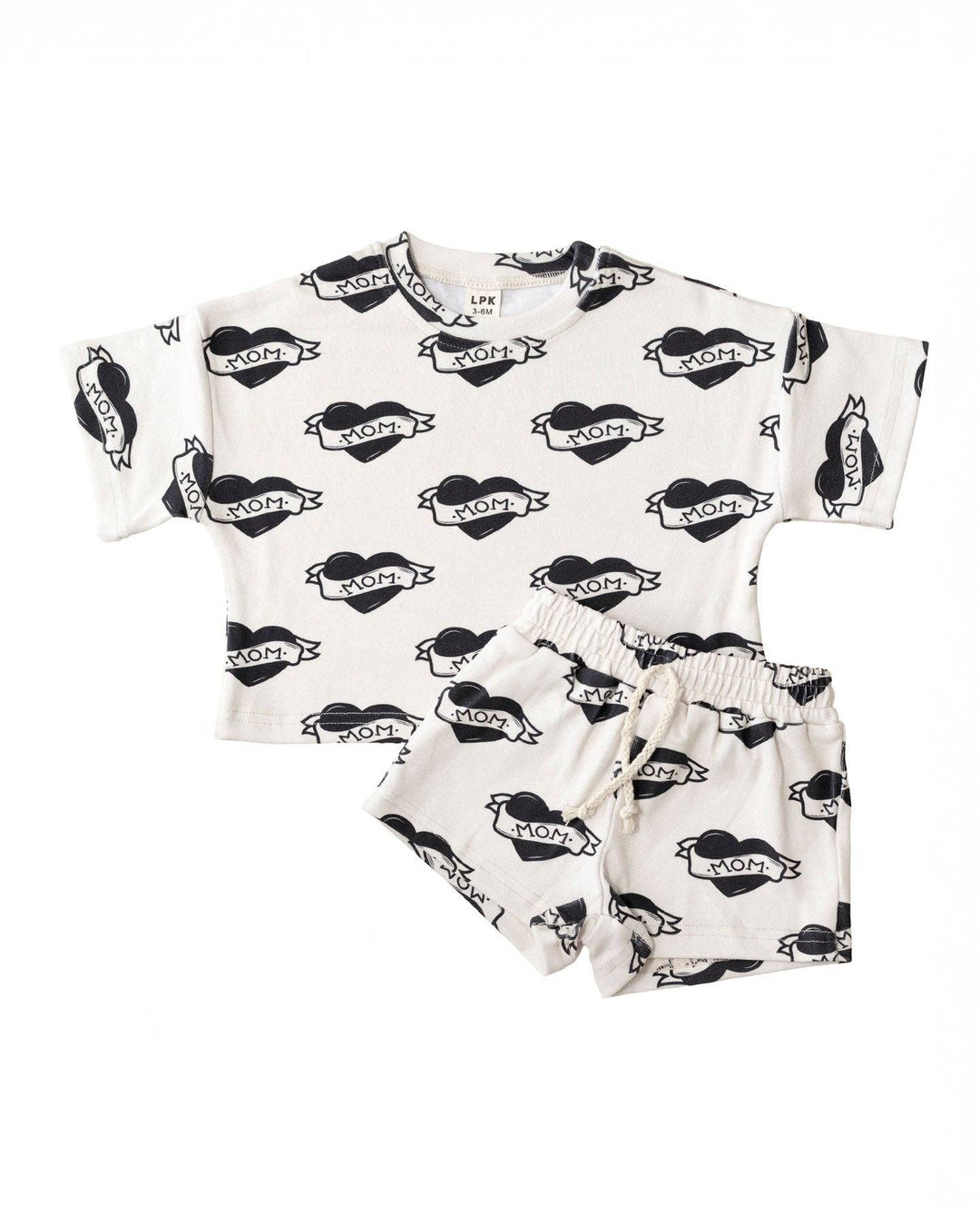 Boys Shorts Set | Mom tattoo