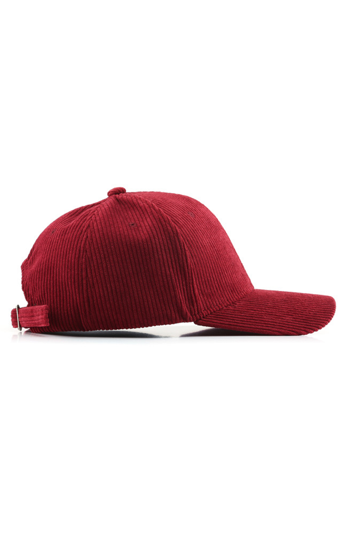 Corduroy Baseball Cap Unisex Winter Warm Outdoor_CWAH0517: YELLOW / (OS) 2