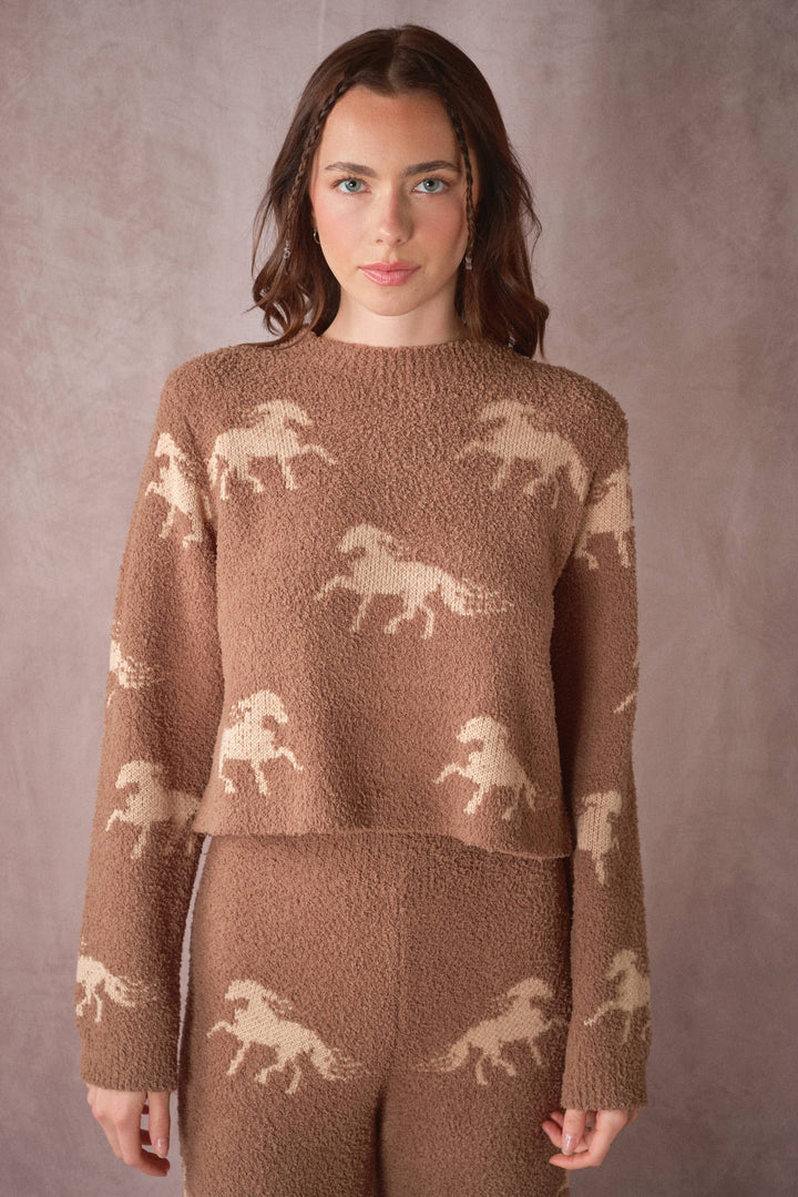 Horse Sweater Lounge Set