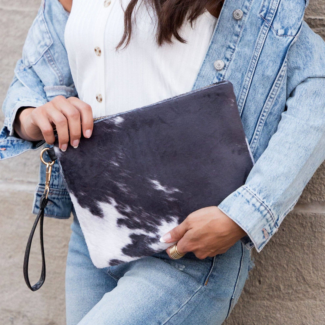 Western Fur Clutch: Brown Cow